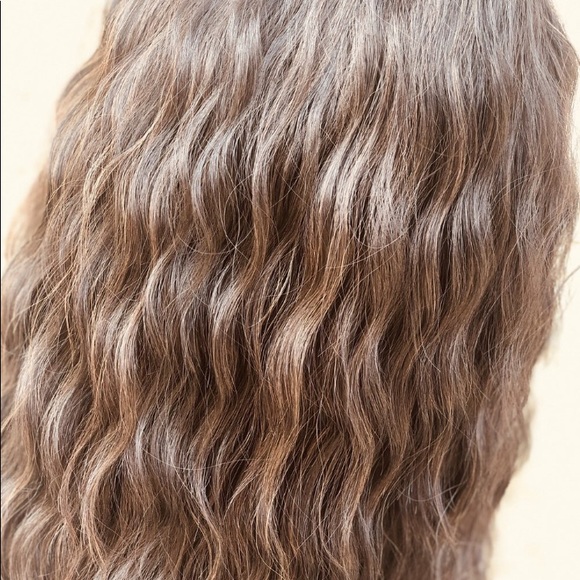 Wavy Brown highlights wig main image 12